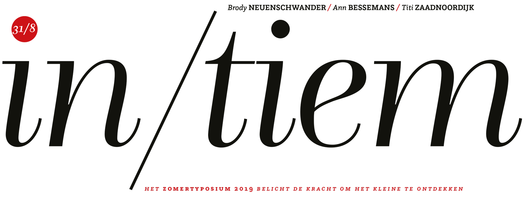in/tiem: zomertyposium Initiaal 2019